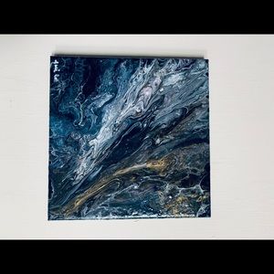 “No Rules” Original Pour Painting on canvas